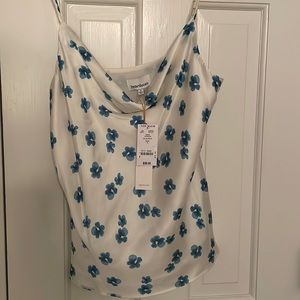 NWT Heartloom Cow Neck Tank Top! Size small - silk